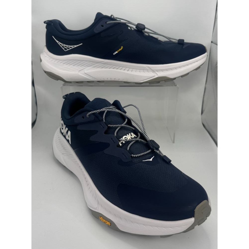 HOKA Transport Wide Varsity Navy Walking Shoes Mens 12.5 2E 1164370 VYN